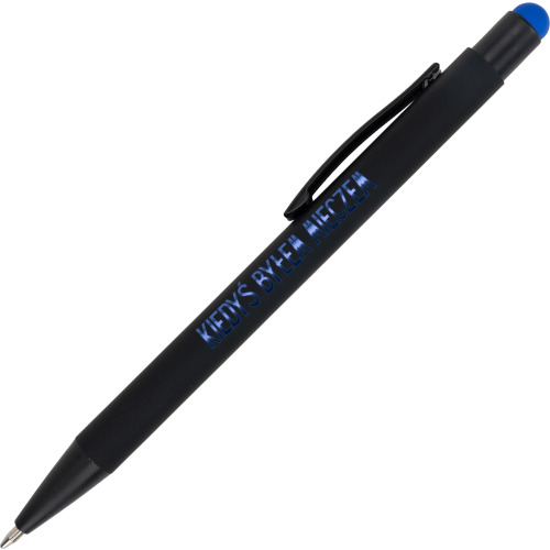 Długopis metalowy touch pen soft touch OHARA Niebieski 462404 (4)