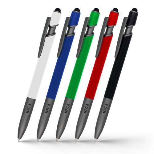 Długopis z chipem NFC | Teagan Granatowy VA084-04 (5)