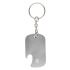 Brelok do kluczy z aluminium z recyklingu, otwieracz do butelek Srebrny VA359-32  thumbnail