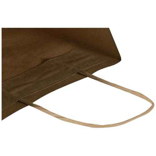 Kraft - torba papierowa z tektury 120 g/m² ze skręcanymi uchwytami – 18 x 9 x 23 cm Kraftowy brąz 1ZM02106 (4)