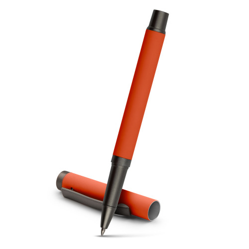 Długopis żelowy z zatyczką | Geraldine Pomarańczowy V2243-07 (2)