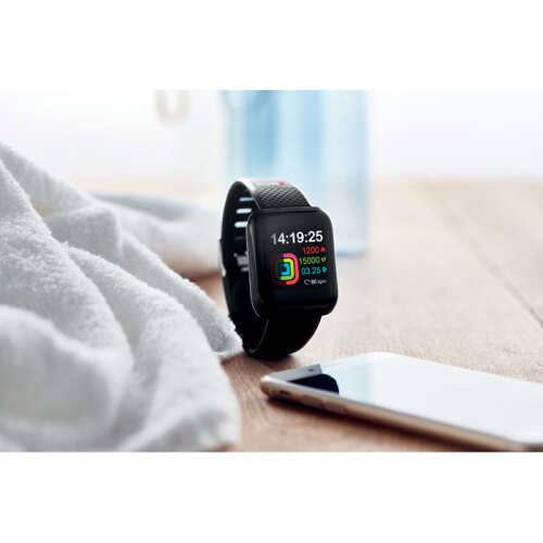 Monitorujący smartwatch czarny MO6166-03 (4)
