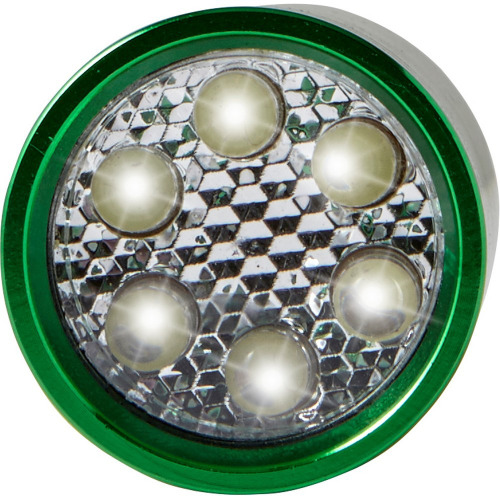 Latarka 6 LED zielony V8781-06 (3)