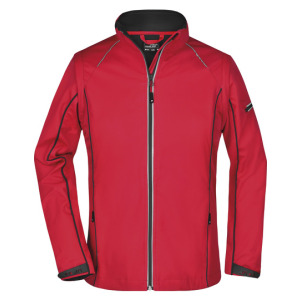 Kurtka Damska Softshell 2 w 1 - Black & Red