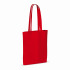 Torba z bawełny z recyklingu z dnem 140g/m² 38x42cm Czerwony LT95241-N0021  thumbnail