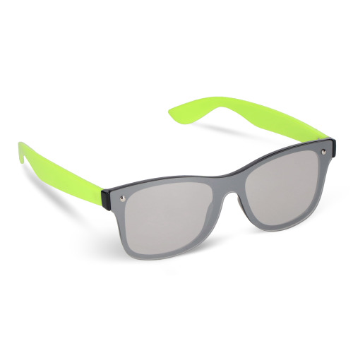 Okulary przeciwsłoneczne Justin R-PC z lustrzanymi soczewkami UV400 Jasnozielony LT86731-N0032 