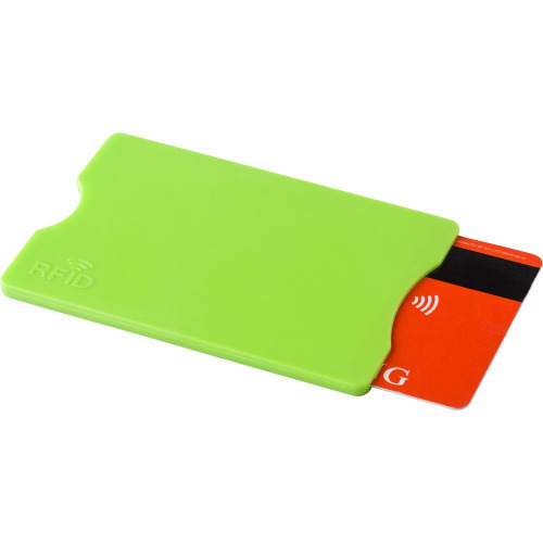 Etui na kartę kredytową, ochrona RFID Jasnozielony V9878-10 