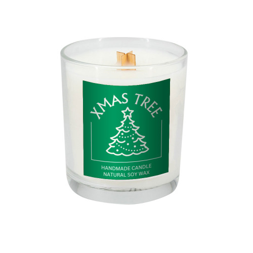 Świeca sojowa 190g Cedarwood Przeźroczysty PS0001 (1)