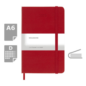 Kalendarz MOLESKINE Czerwony