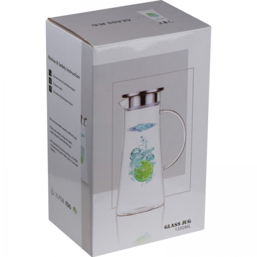 Dzbanek szklany z sitkiem 1350 ml ELLIOTT Przeźroczysty 8079866 (3)