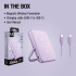Fresh 'n Rebel Powerbank bezprzewodowy 10000 mAh kompatybilny z MagSafe Liliowy LT49745-N0071 (3) thumbnail