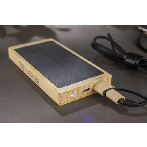Powerbank solarny SOLBAM 5000 mAh Beżowy 45140-17 (7)