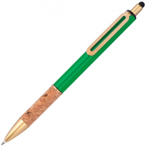 Długopis metalowy touch pen CAPRI Zielony 369009 