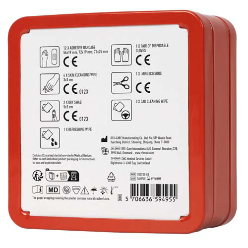 MyKit samochodowa apteczka pierwszej pomocy w puszce Czerwony 1Z263221 (1)