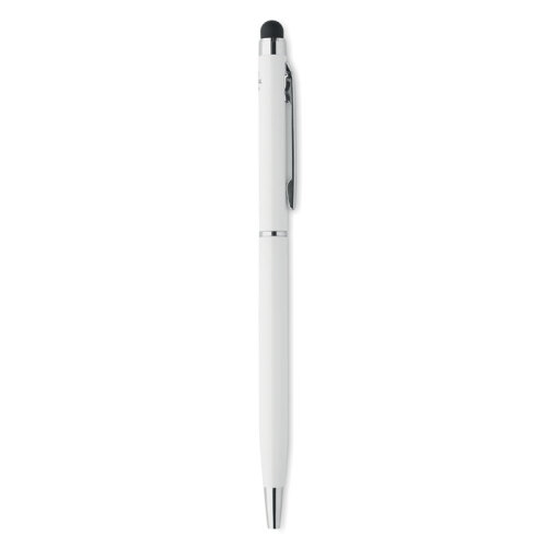 Antybakt. długopis z rysikiem biały MO6138-06 (2)