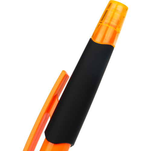 Długopis plastikowy z zakreślaczem touch pen EMMETT Pomarańczowy 1096510 (5)