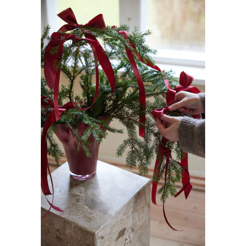 Wazon VIVA duży, bordowy Bordowy 5018513- (6)