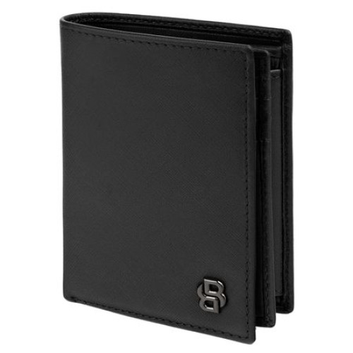 Portfel Double B Saffiano Black Czarny HLO526A (3)