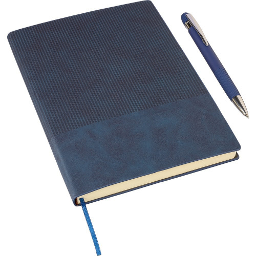 Notatnik ok. A5 z długopisem Niebieski VA590-11 (1)