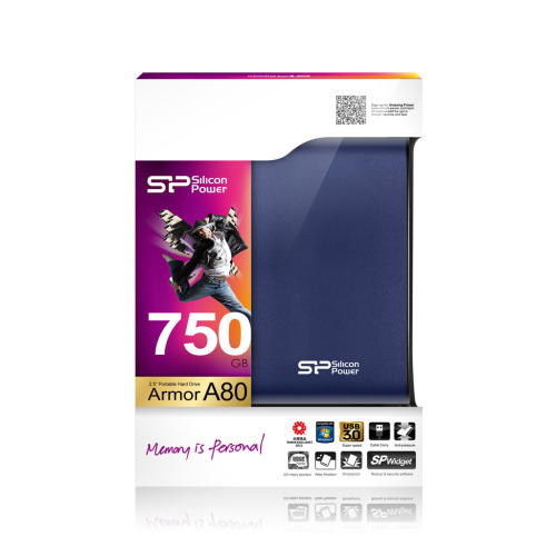 Przenośny dysk USB 3,0 Silicon Power Armor A80 Granatowy EG 820744 500GB (2)