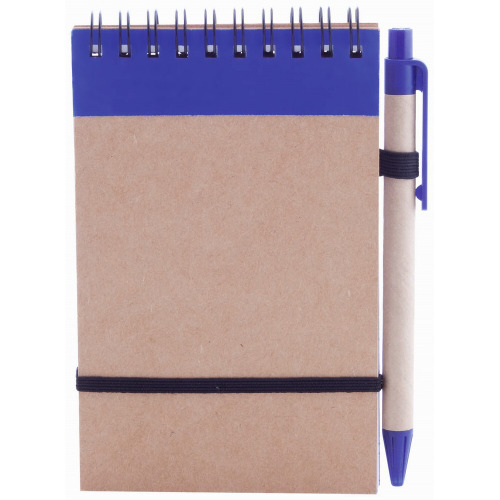 Notatnik ok. A6 z długopisem Granatowy V2835-04 