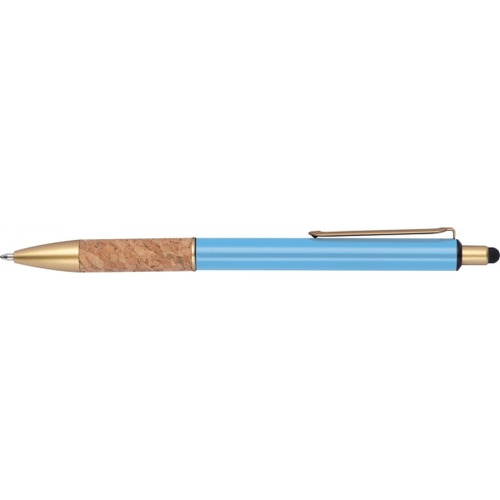 Długopis metalowy touch pen CAPRI Jasnoniebieski 369024 (1)