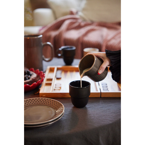 EDITH OBRUS OKRĄGŁY, SZARY Szary 5018559- (3)