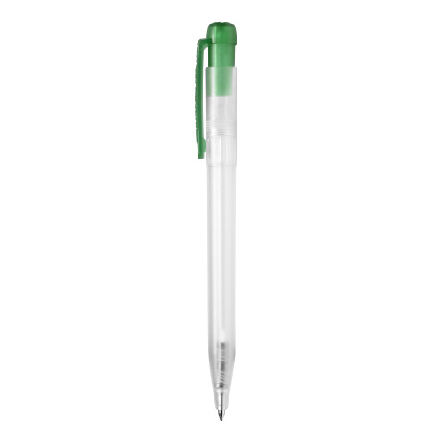 Długopis Ingeo TM Pen Clear przejrzysty Ecru / zielony LT87543-N5431 (1)