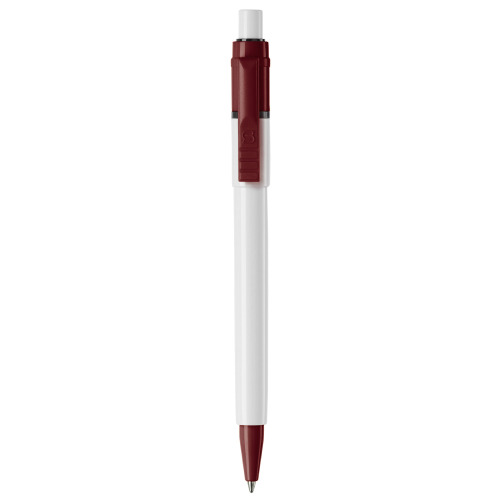 Długopis Baron Colour nieprzezroczysty Biały / bordowy LT80900-N0119 (2)