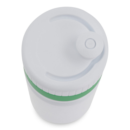 Bidon sportowy z obwódką  750ml Biały / zielony LT98786-N0131 (2)