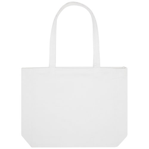 Weekender torba na zakupy z materiału z recyklingu o gramaturze 500 g/m² Biały 12071201 (6)