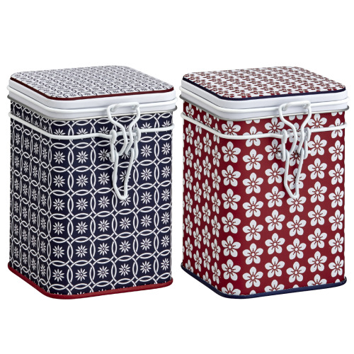 Puszka na herbatę 150g Scandic czerwona 8282119 Czerwony EIGR-SC8282119 (1)