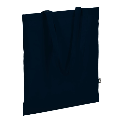 R-PET Torba transportowa z długimi uchwytami z włókniny 38 x 42 cm 75 g/m² Ciemnoniebieski LT91328-N0010 (2)