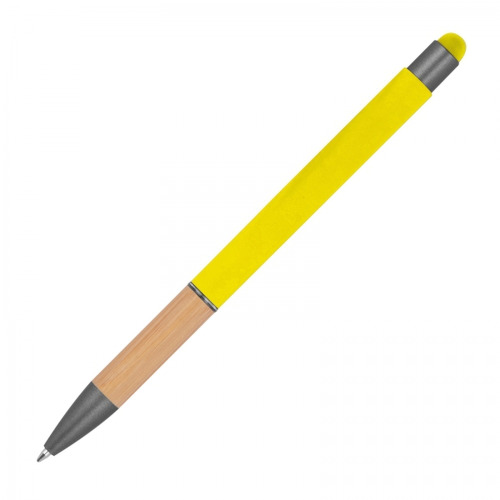 Długopis metalowy touch pen soft touch BRYGIDA żółty 1358108 (3)
