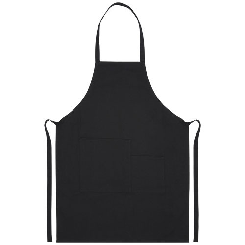 Fartuch Khana z bawełny o gramaturze 280 g/m² Czarny 11329590 (2)