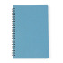 Notatnik ok. A5 ze słomy pszenicznej niebieski V0275-11  thumbnail