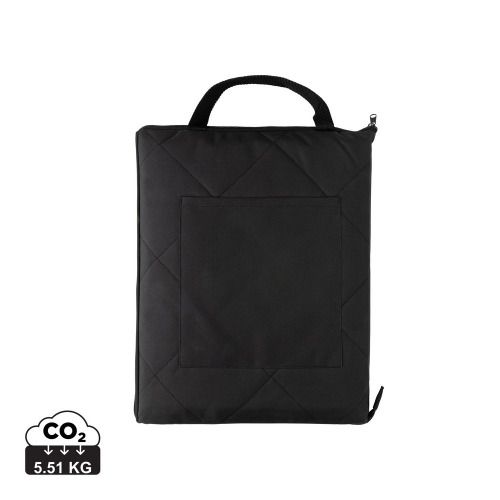 Koc piknikowy AWARE™ RPET Czarny P459.121 (8)