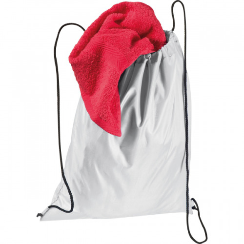 Worek z poliestru z recyklingu 210D WANDA Biały 6470006 (3)