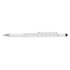 Długopis wielofunkcyjny, poziomica, śrubokręt, touch pen biały V1996-02 (5) thumbnail