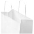 Kraft torba papierowa 80–90 g/m2 ze skręcanymi uchwytami — 25 x 15 x 32 cm Biały 1PQ01301 (3) thumbnail