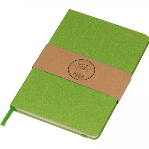 Notatnik A5 w kropki z papieru z recyklingu AGNESE Zielony 2179909 (6)