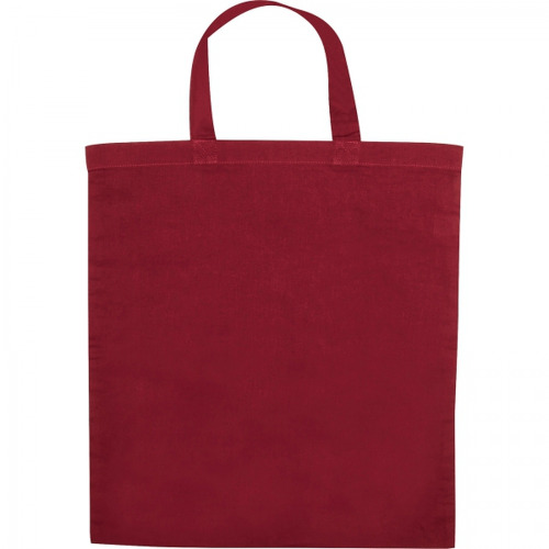Torba bawełniana z krótkim uchem 140 g/m2 MARSHALL Bordowy 6068002 (2)