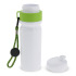 Bidon Sportowy Z Obwódka I Kolorowym Sznurkiem 750ml Biały / jasnozielony LT98736-N0132 (2) thumbnail