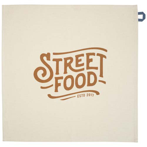 Alora ręcznik kuchenny z bawełny z recyklingu 200 g/m² Bladoniebieski 11332650 (1)