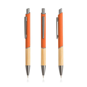 Długopis z recyklingowanego aluminium / Balur Pomarańczowy