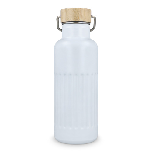 Butelka termiczna ze stali nierdzewnej pochodzącej z recyklingu, 500 ml Biały LT98699-N0001 (2)