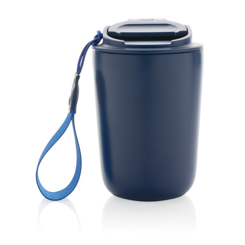 Kubek termiczny 380 ml Cuppa, stal nierdzewna z recyklingu niebieski P435.025 (4)