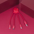 2087 | Xoopar Octopus Charging cable Czerwony LT41005-N0021 (8) thumbnail