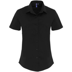 Koszula Damska Slim Fit Popelinowa Elastyczna