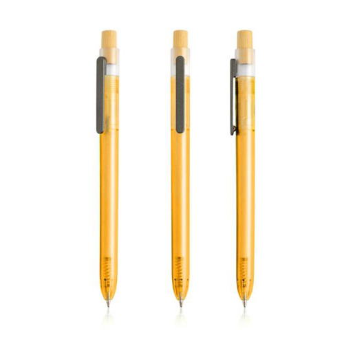 Dlugopis z recyklingowanego plastiku / OPC Translucid Pomarańczowy IP13159832 